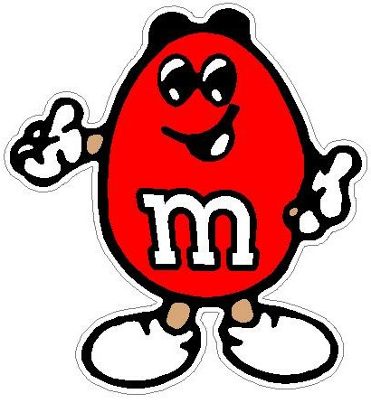 M&M PEANUT RED
