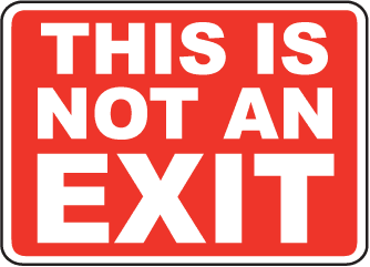 Exit Entrance Signs and Banners 03