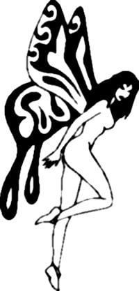 Fairy Fairies Car or Wall Vinyl Decal Stickers 03