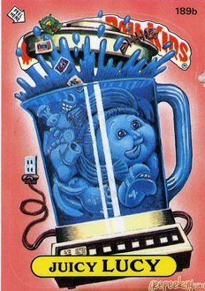 Juicy LUCY Funny Decal Name Sticker