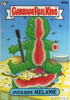 Over Ripe MELANIE Funny Decal Name Sticker