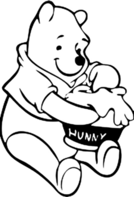 Pooh Honey Decal 2