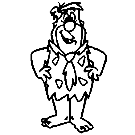 Fred Flinstone 4 decal