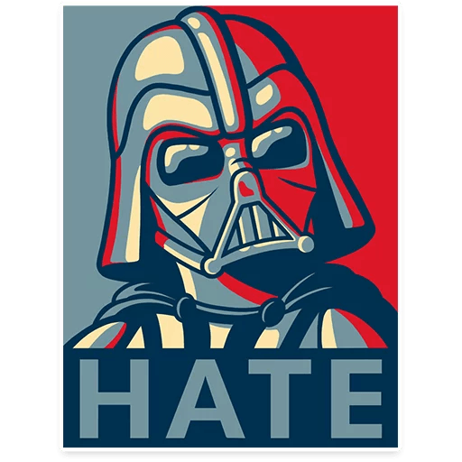 darth vader come to the dark side sticker 10