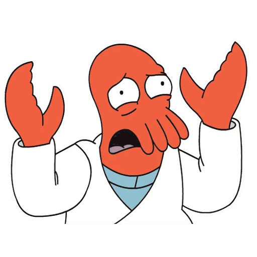 Dr. Zoidberg FUTURAMA STICKER