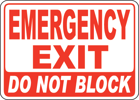 Exit Entrance Signs and Banners 30