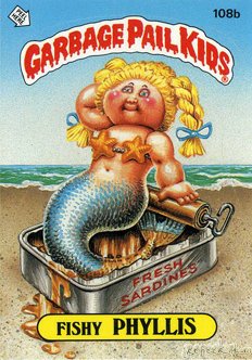 Fishy PHILLIS Funny Sticker Name Decal