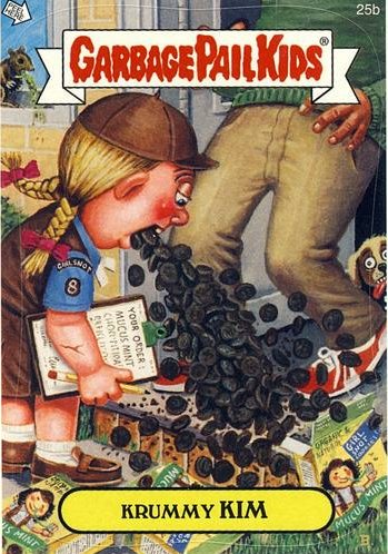 Krummy KIM Funny Decal Name Sticker