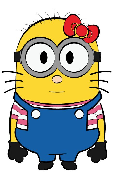 Minion Kitty Sticker