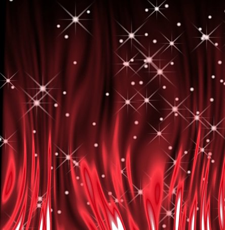 Flames Red Vinyl Sheet