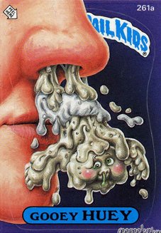 Gooey HUEY Funny Sticker Name Decal