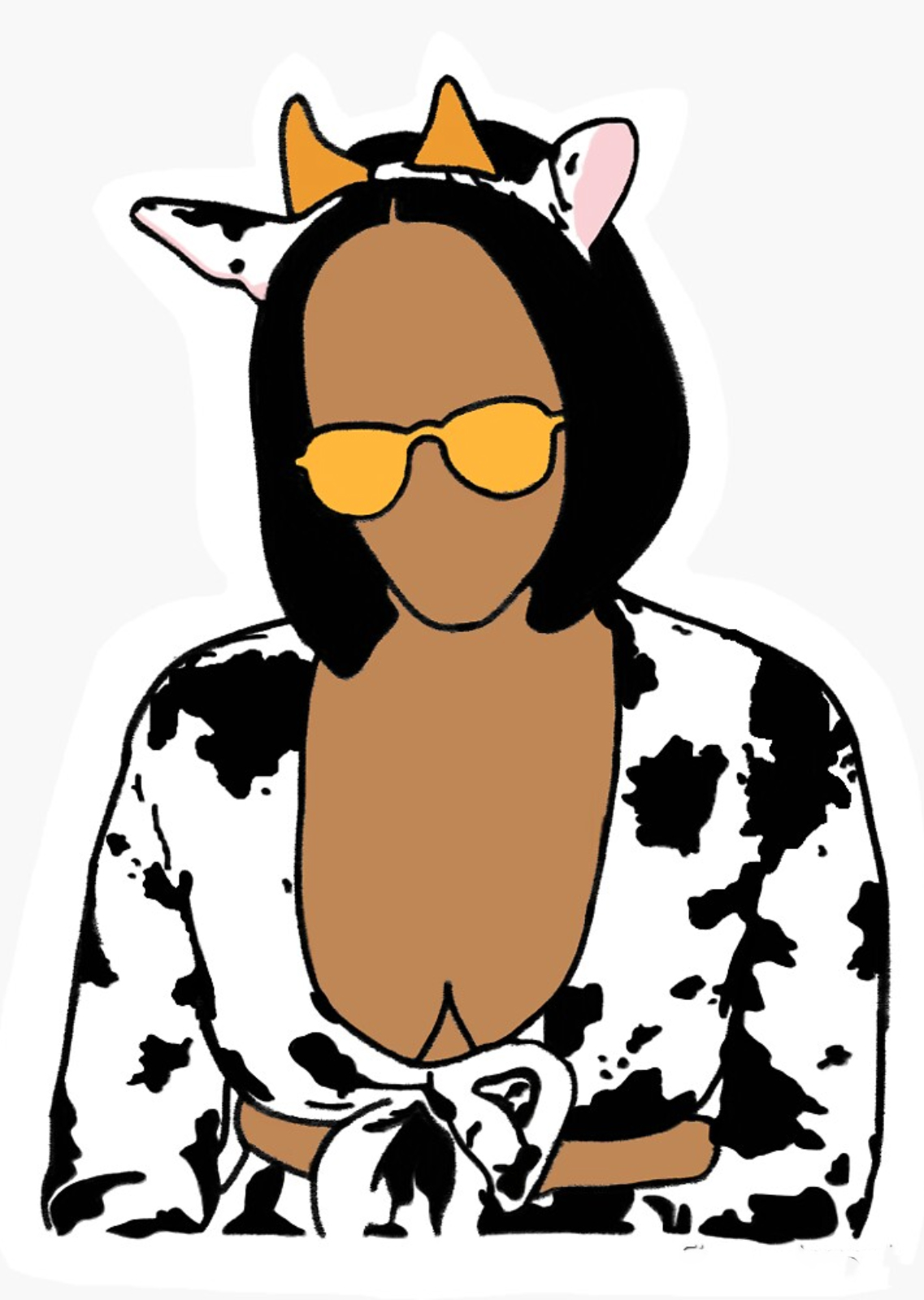 moo doja band sticker