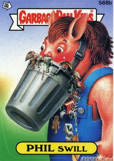 PHIL Swill Funny Decal Name Sticker