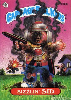 Sizzlin SID Funny Decal Name Sticker