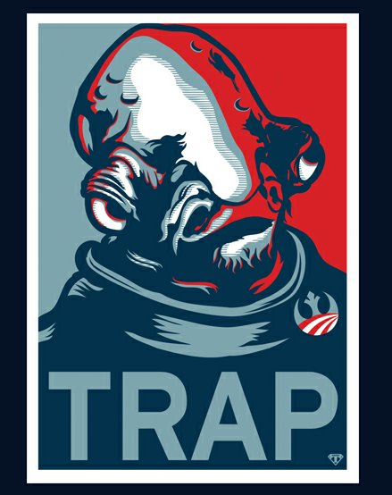 Star Wars TRAP Sticker