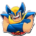 x-men wolverine sticker 1