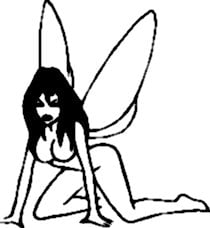 Fairy Fairies Car or Wall Vinyl Decal Stickers 07