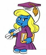 Graduate Smurfette