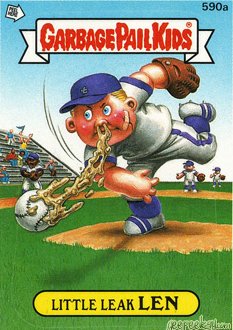 Little Leak LEN Funny Decal Name Sticker