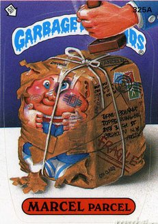 MARCEL Parcel Funny Decal Name Sticker