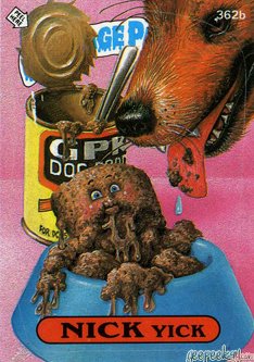 NICK Yick Funny Decal Name Sticker