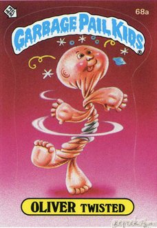 OLIVER Twist Funny Decal Name Sticker