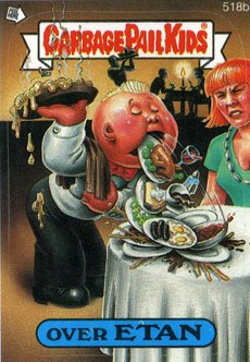 Over ETAN Funny Decal Name Sticker