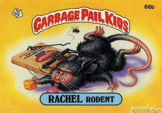 RACHEL Rodent Funny Decal Name Sticker