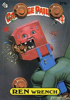 REN Wrench Funny Decal Name Sticker