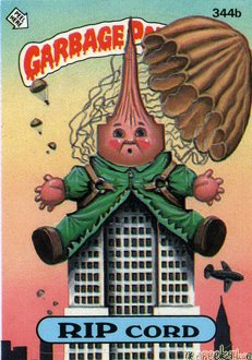 RIP Cord Funny Decal Name Sticker