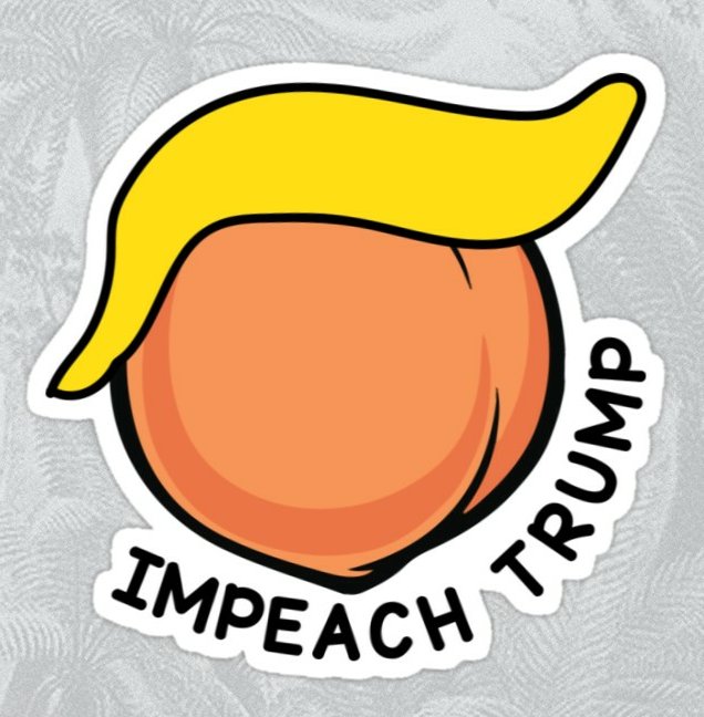 2020 IMPEACH TRUMP STICKER 77
