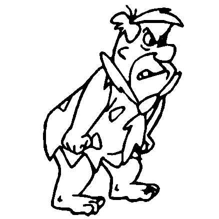 Fred Flinstone 1 decal