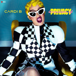 Cardi_B_Invasion_of_Privacy RAP MUSIC ALBUM COVER STICKER