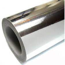 CHROME SILVER ADHESIVE FOIL VINYL SHEET