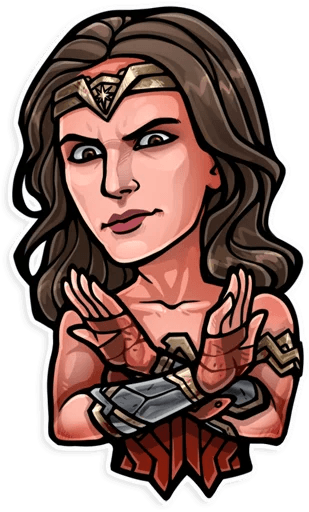 dc comics marvel comics sticker 6