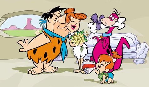 Flintstones Boomerang Color Decal Sticker