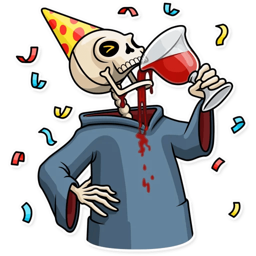 friendly death_grim reaper sticker 23