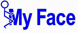FUCK My Face Vinyl Decal