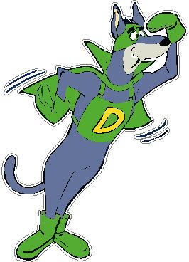 Hong Kong Phooey Danger Dawg Sticker