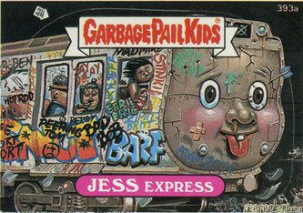 JESS Express Funny Sticker Name Decal