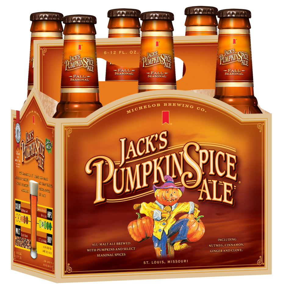 Michelob Jacks Pumpkin Spice Ale Six Pack Decal