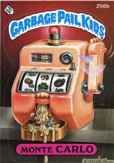 Monte CARLO Funny Decal Name Sticker