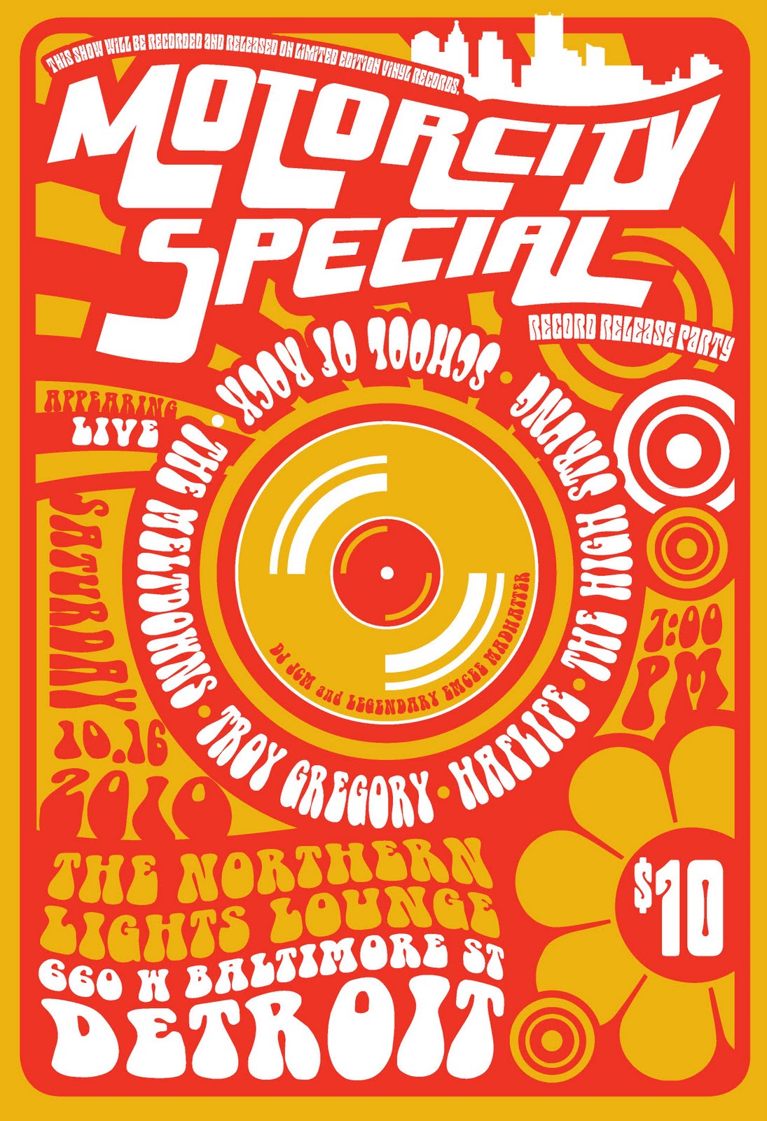 Motorcity Special 3 poster Sticker