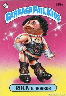 ROCK E Horror Funny Decal Name Sticker