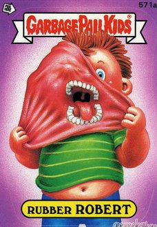 Rubber ROBERT Funny Decal Name Sticker