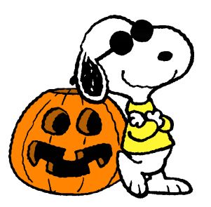 snoopy pumpkin cool joe sticker