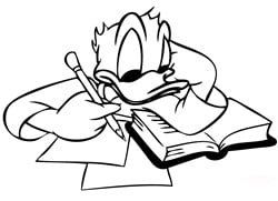 Diecut Donald Duck Stickers 4