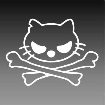 Skull Decal Sticker 21