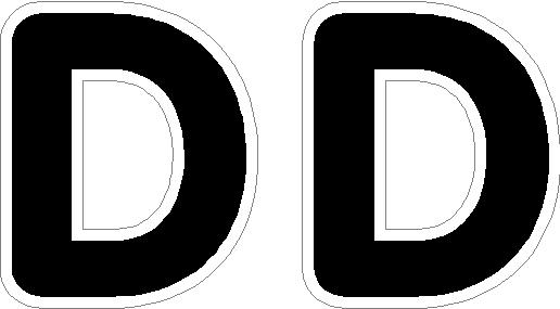 Letter D
