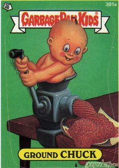 Ground CHUCK Funny Sticker Name Decal